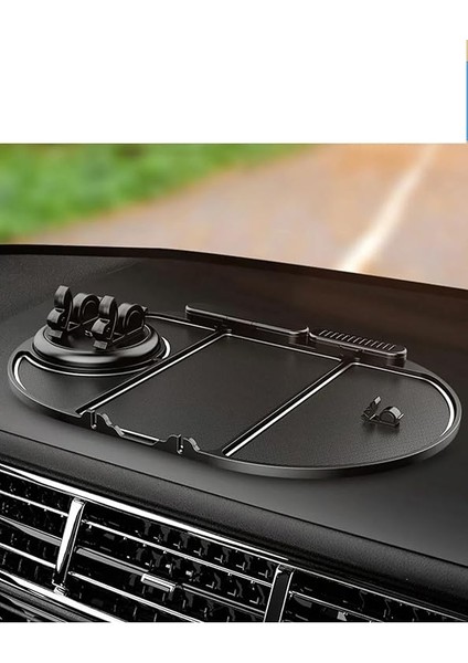 Fonksiyonlu Araç Içi Organizer, Telefon Numaratör, Telefon Tutucu ve Kaymaz Mat, Numaratörlü, 27.5X18.5 Cm, Siyah modelleri