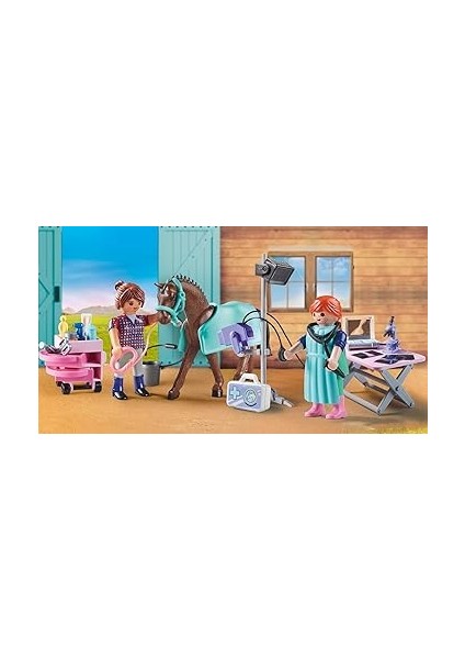 71241 Country Atlar Için Veteriner, Midilli Çiftliği, At Oyuncakları, Eğlenceli, Yaratıcı Rol Yapma, Oyun Seti, 4 Yaş ve Üzeri Çocuklar Için Uygun modelleri