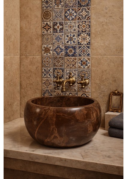 Ateş Kahve Hamam Kurna Modern Hamam Kurnası