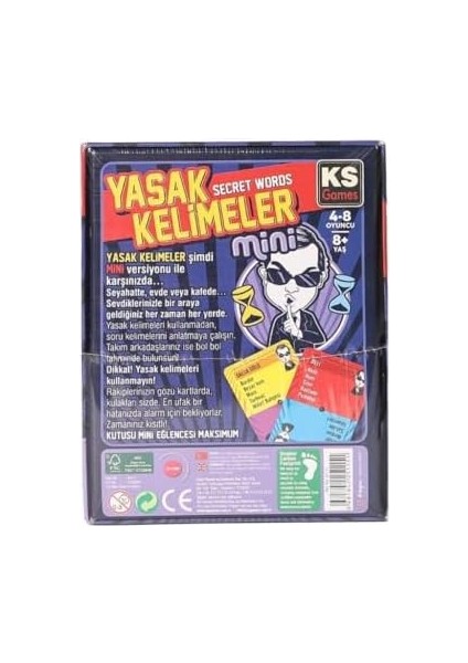 Ks Puzzle 25115 Mini Yasak Kelimeler Oyunu - fiyatları