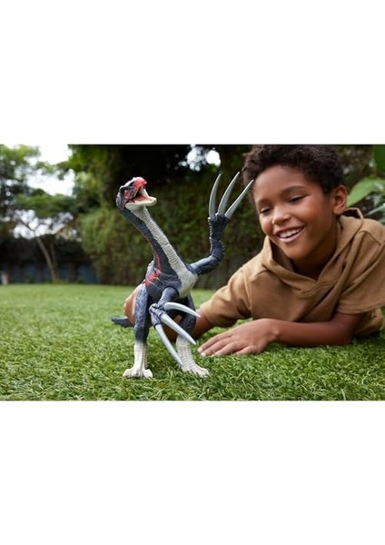 Mattel World Therizinosaurus Figürü World Therizinosaurus Figürü, Saldırı Hareketine Sahip Sesli Oyuncak, Teorisi JCG16