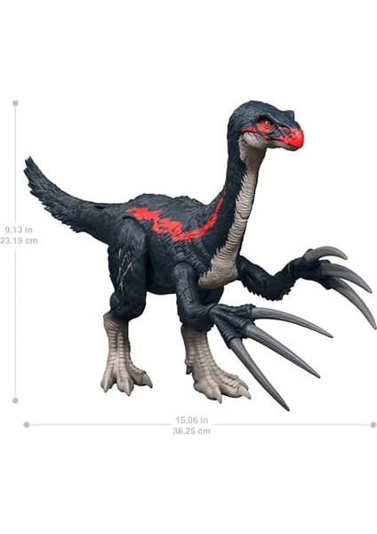 Mattel World Therizinosaurus Figürü World Therizinosaurus Figürü, Saldırı Hareketine Sahip Sesli Oyuncak, Teorisi JCG16 modelleri