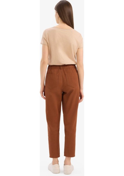 Paperbag Gabardin Kumaş Pantolon Cepli Standart Paça S2790AZ25SP