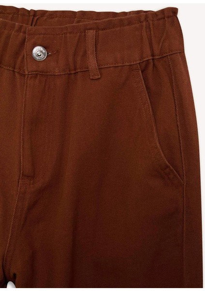 Paperbag Gabardin Kumaş Pantolon Cepli Standart Paça S2790AZ25SP