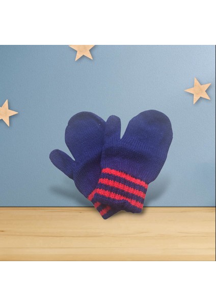 Parmaksız Erkek Bebe Eldiveni Lacivert Örgü Eldiven 0-3 Yaş fiyatları
