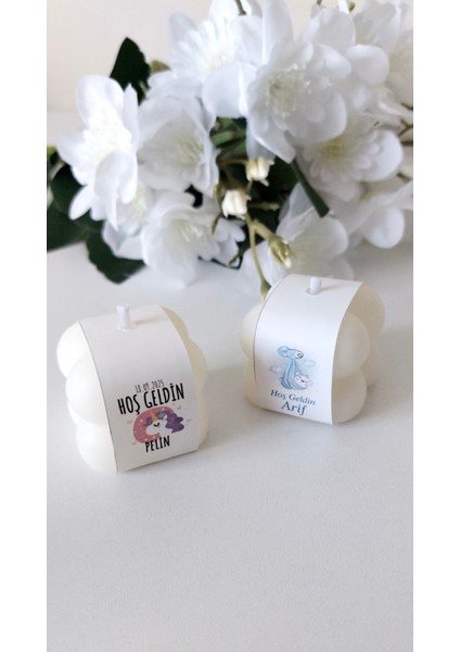 25 Adet Kişiye Özel Bubble Mum Hediyelik – Nişan, Söz, Nikah, Doğum Günü, Yenidoğan, Baby Shower fiyatları