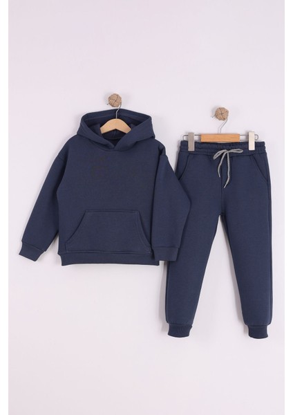 Erkek Çocuk Kalın Kapüşonlu Takım