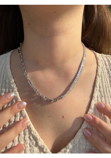 Taşlı Merge Kolye modelleri