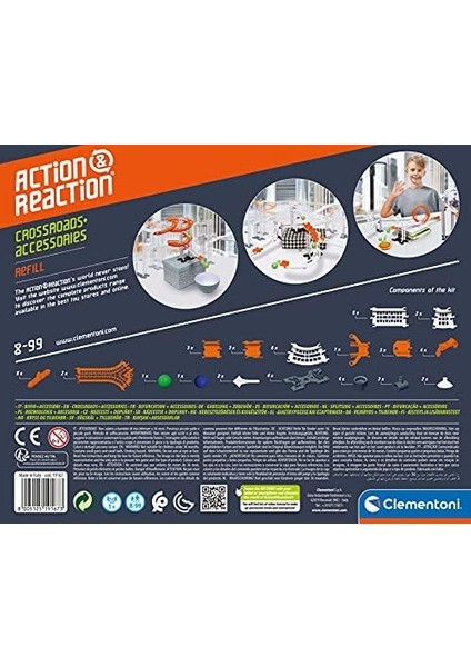 Action & Reaction - Kavşaklar ve Aksesuarlar Renkli 6+