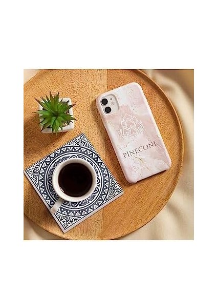 Etnik Desen Taş Bardak Altlığı Seti - 4 Parça - Dekoratif, Rustik Mutfak Aksesuarı, 10X10 Cm, Kaydırmaz Tabanlı, Şık ve Dayanıklı SC114