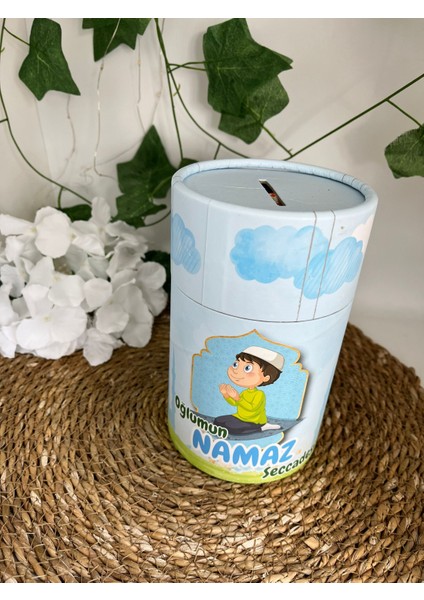 Çocuk Takke Tesbih Kumbara Kutu Seccade Set Erkek Kız Çocuk Seccadesi Namazlık Namaza Alıştırma Hediyelik modelleri
