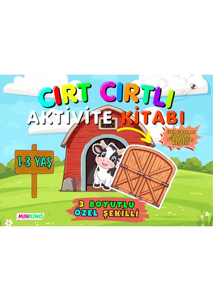 3 Boyutlu Cırt Cırtlı Etkinlik Kitabı | 3 Boyutlu, Kalın Karton, Büyük Parçalar (1-3 Yaş) fiyatları