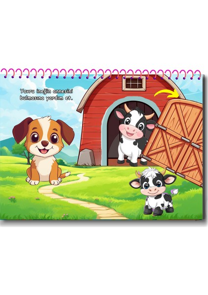 3 Boyutlu Cırt Cırtlı Etkinlik Kitabı | 3 Boyutlu, Kalın Karton, Büyük Parçalar (1-3 Yaş) modelleri