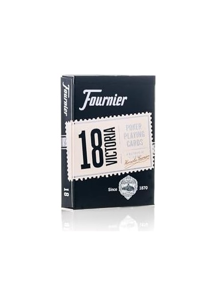 Fournier Poker Oyun Kartları Nº 18, Standart Endeks, Kırmızı / Mavi