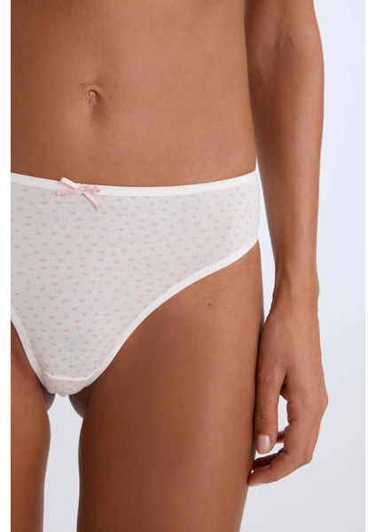 3'lü Basic Düz Brazilian Külot-Fall in Love