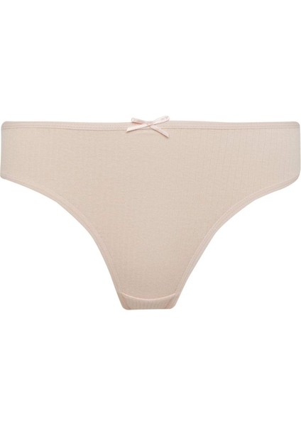 3'lü Basic Düz Brazilian Külot-Fall in Love