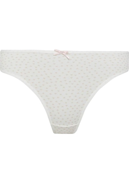 3'lü Basic Düz Brazilian Külot-Fall in Love