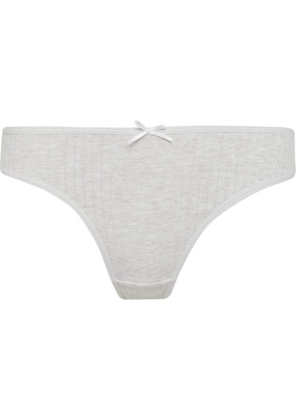 3'lü Basic Düz Brazilian Külot-Fall in Love