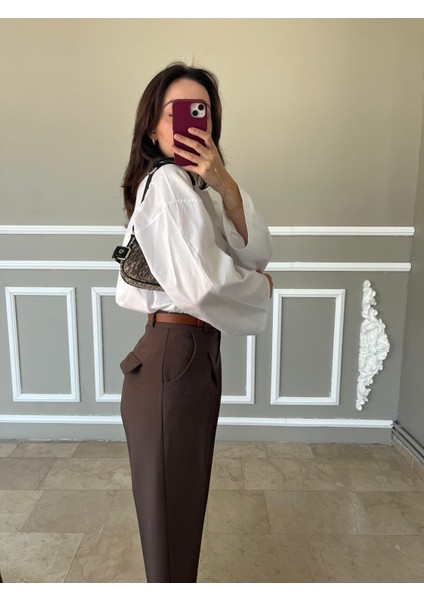 Kemerli Pantolon modelleri