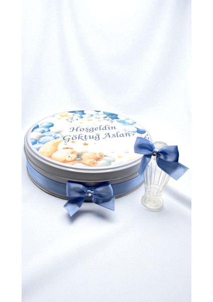 Ayda Uyuyan Ayı Temalı Isme Özel Bebek - Doğum Günü Çikolatası fiyatları