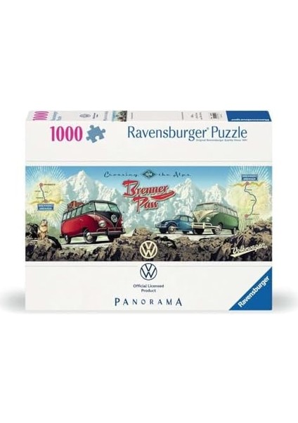 , 1000P Panaroma Puzzle Vw, Yetişkin Puzzle
