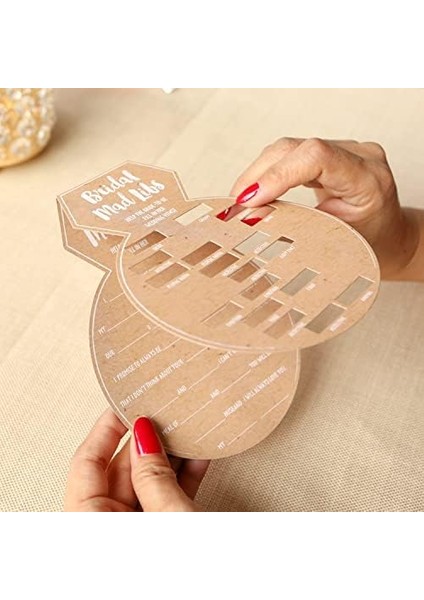 Aspen 28441NA Gelin Partisi Oyunları, Yüzük Şekilli Çılgın Libs Kartları (50'li Set) Düğün Duş Oyunu, Nişan Partisi, Bekarlığa Veda Partisi Oyunu fiyatları