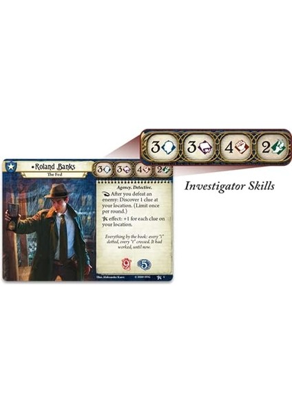 Fantezi Uçuş Oyunları | Arkham Korku Kart Oyunu: Revize Çekirdek Seti | Kart Oyunu | Yaşlar 14+ | 1-4 Oyuncu | 60 Ila 120 Dakika Oyun Süperi