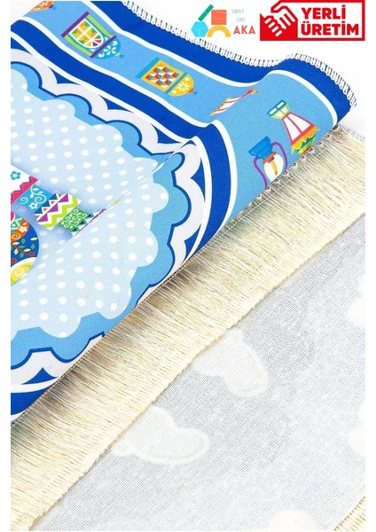 Çocuk Takke Tesbih Kumbara Kutu Seccade Set Erkek Kız Çocuk Seccadesi Namazlık Namaza Alıştırma Hediyelik