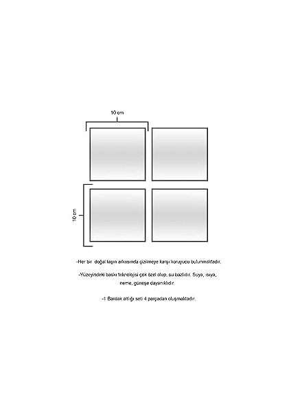 Hayat Ağacı, Fil, Fatma Ana Eli , Şahmeran Taş Bardak Altlığı Seti - 4 Parça - Dekoratif, Rustik Mutfak Aksesuarı, 10X10 Cm, Kaydırmaz Tabanlı, Şık ve Dayanıklı SC252 fiyatları