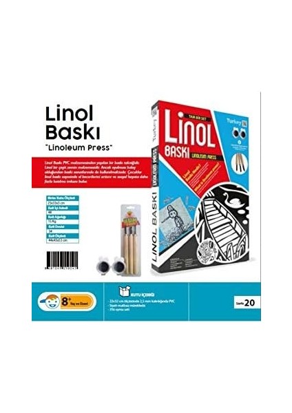 Linol Baskı - Tam Bir Set (Kapak Değişebilir)