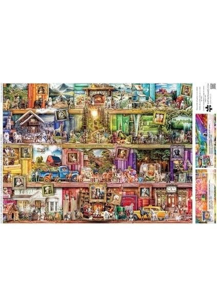 Buffalo Games - Aimee Stewart - Köpek Kütüphanesi - Yetişkinler Için 1000 Parça Yapboz Zorlu Bulmaca Oyun Geceleri Için Mükemmel fiyatları