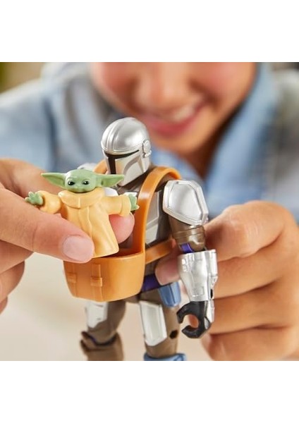 Mixmashers ™ Mandalorian ve Özel Karıştır ve Birleştir Deluxe Aksiyon Figürü Seti ve Aksesuarları modelleri