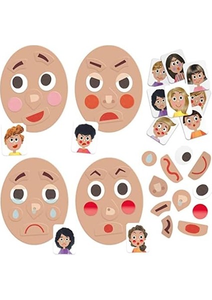 Headu Faces (3-6 Yaş) Puzzle modelleri