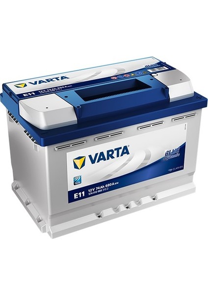 E11 12V 74 Ah 680A Blue Dynamic Akü (Üretim Yılı: 2025)