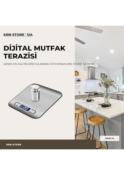 1 Adet 5kg Çok Fonksiyonlu Elektrikli Dijital Mutfak Tartısı Ekranı, Yüksek Hassasiyetli Su Geçirmez Ölçekleme, Pişirme, Keto ve Yemek Hazırlığı Için Paslanmaz Çelik Yüzeyli Ölçekleme