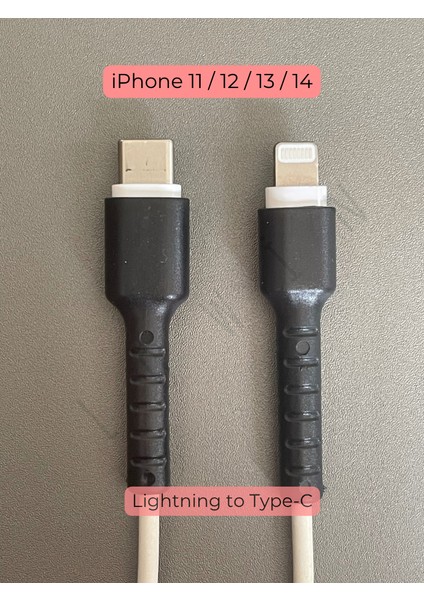 Ios Type-C To Lightning Şarj Kablo Ucu Koruyucu - iPhone 11-12-13-14 modelleri