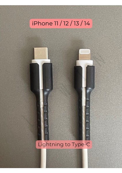 Ios Type-C To Lightning Şarj Kablo Ucu Koruyucu - iPhone 11-12-13-14 fırsatları