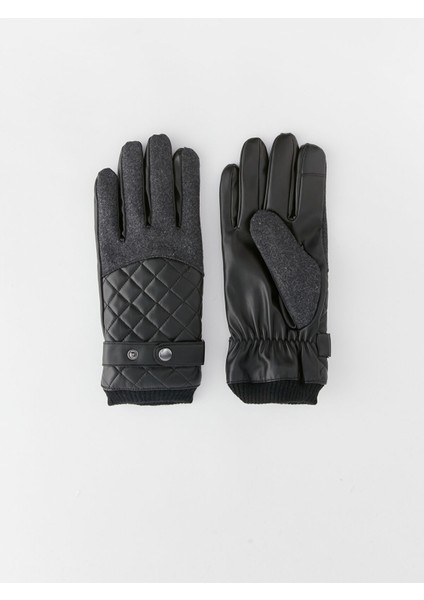 Yeni Sezon Deri Görünümlü Erkek Eldiven modelleri