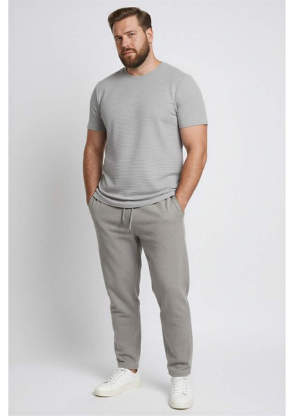 Slim Fit Dar Kesim Bisiklet Yaka Basic Düz Kısa Kollu Tişört