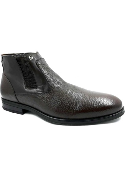 1196063 Kahverengi Kışlık Fermuarlı Erkek Bot