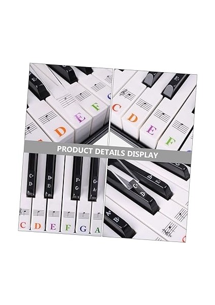 4 Yaprak Piyano Çıkartmalar Piyano Klavyesi Çıkartmalar Piyano Öğrenme Aracı Etiketleri Yazdırılabilir Çıkartmalar Piyano Klavyesi Çıkartma Piyano Için Acemi Piyano Tanıtım modelleri