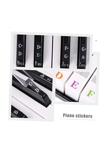 4 Yaprak Piyano Çıkartmalar Piyano Klavyesi Çıkartmalar Piyano Öğrenme Aracı Etiketleri Yazdırılabilir Çıkartmalar Piyano Klavyesi Çıkartma Piyano Için Acemi Piyano Tanıtım fırsatları