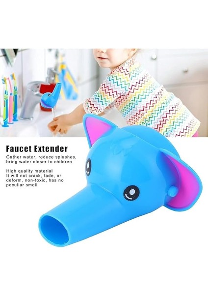 Çocuk El Yıkama Alışkanlığı Kazandırma Aparatı Musluk Uzatma Başlığı Fil Figürlü fiyatları