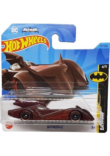 Wheels - Batmobile - Batman: The Brave And The Bold 4/5 - HKG98 - Short Card - Dc - Comics - Mattel 2023