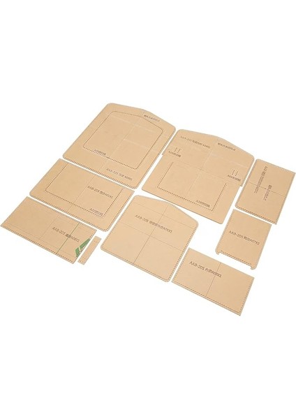 Ls 9 Adet Omuz Ba Teplate E Cuin Ylic Transpat Handba Deri Paern Teplate Fts Için