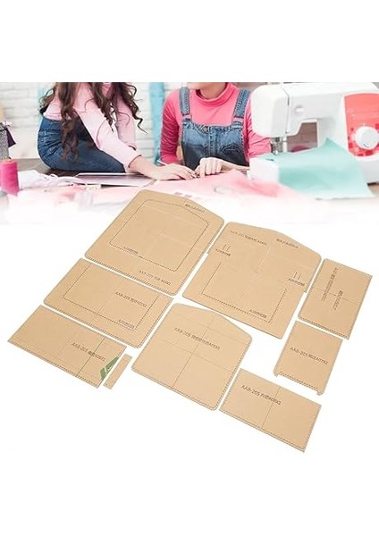 Ls 9 Adet Omuz Ba Teplate E Cuin Ylic Transpat Handba Deri Paern Teplate Fts Için indirimleri