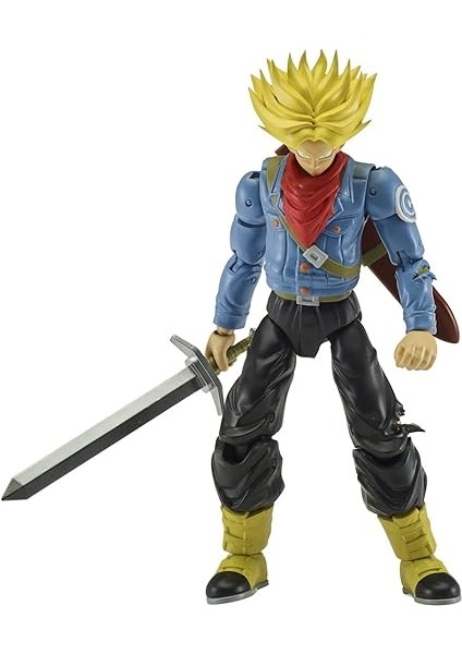 16 cm Dragon Ball Super Saiyan Future Trunks Poz Verilebilir Figür, Dragon Stars Serisi indirimleri