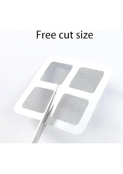 Gider Süzgeci, Yapışkanlı Tül Filtre, 10'lu Paket, Saç ve Atık Önleyici fırsatları