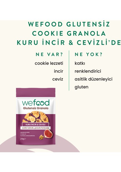 Glutensiz Granola Kuru İncir & Cevizli 250 gr 3'Lü fiyatları