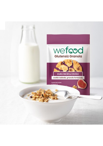 Glutensiz Granola Kuru İncir & Cevizli 250 gr 3'Lü